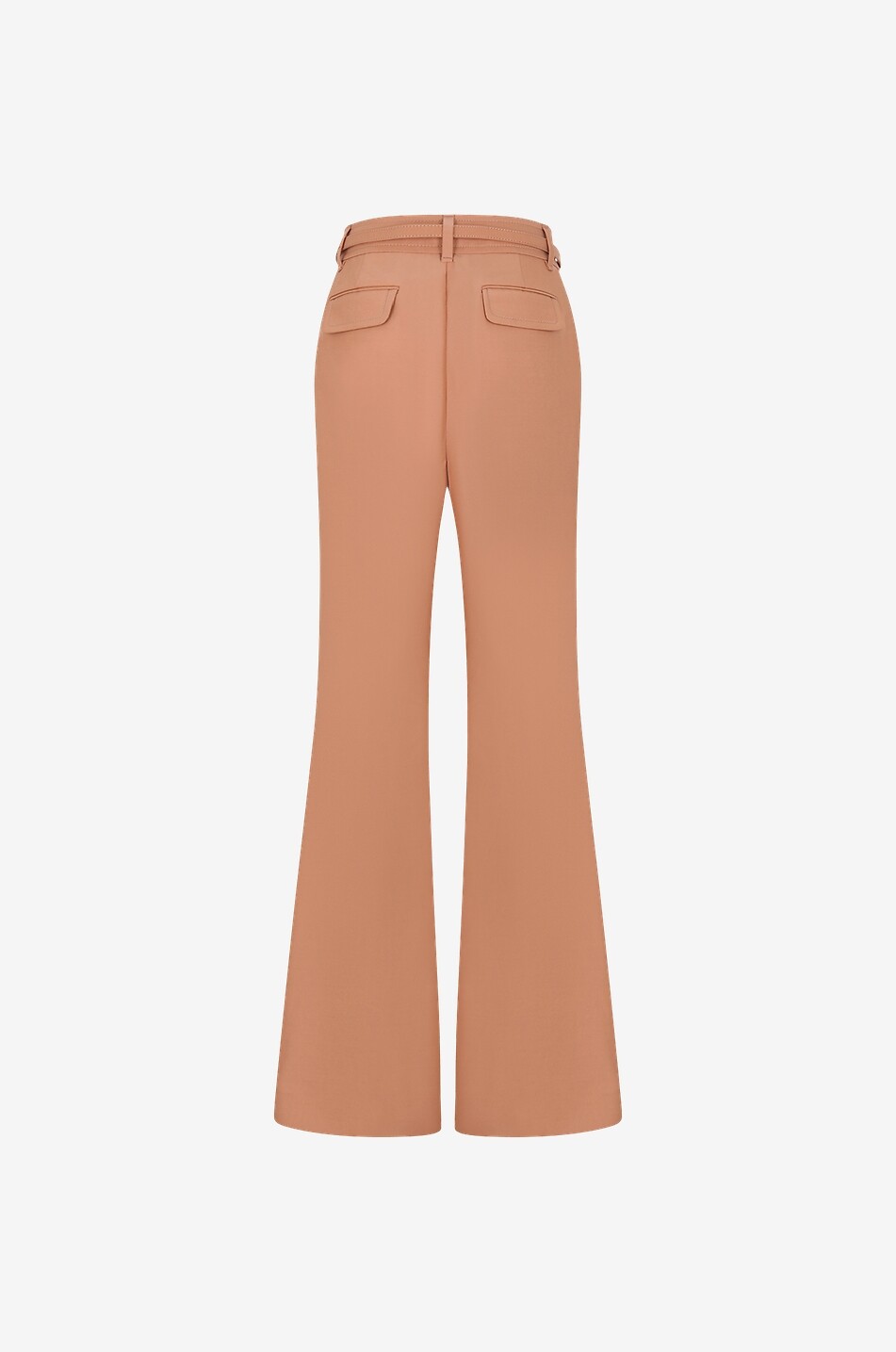 Ausgestellte Hose mit hohem Bund Luminosity