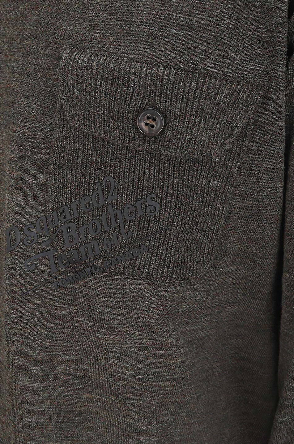 DSQUARED2 Pull fin à poche cargo DSQ2 Brothers Team 64 Homme VERT 3