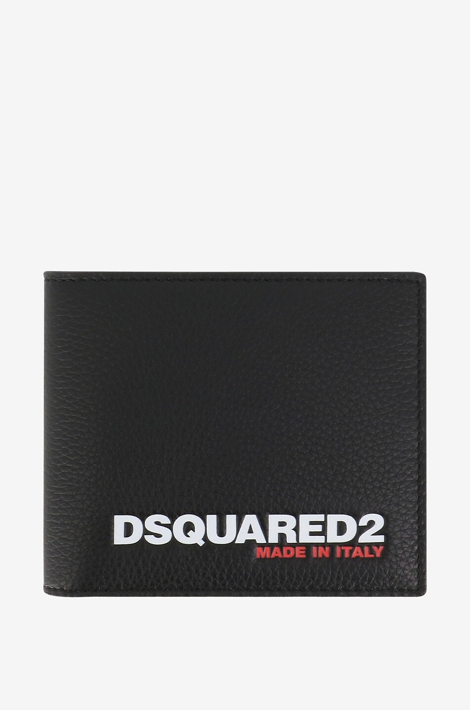 DSQUARED2 Bob logo printed compact wallet Men BLACK 1