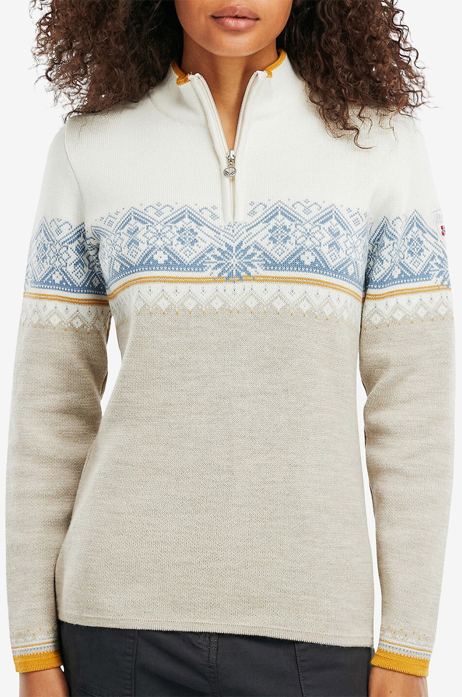 Jacquard-Pullover aus Merinowolle Moritz