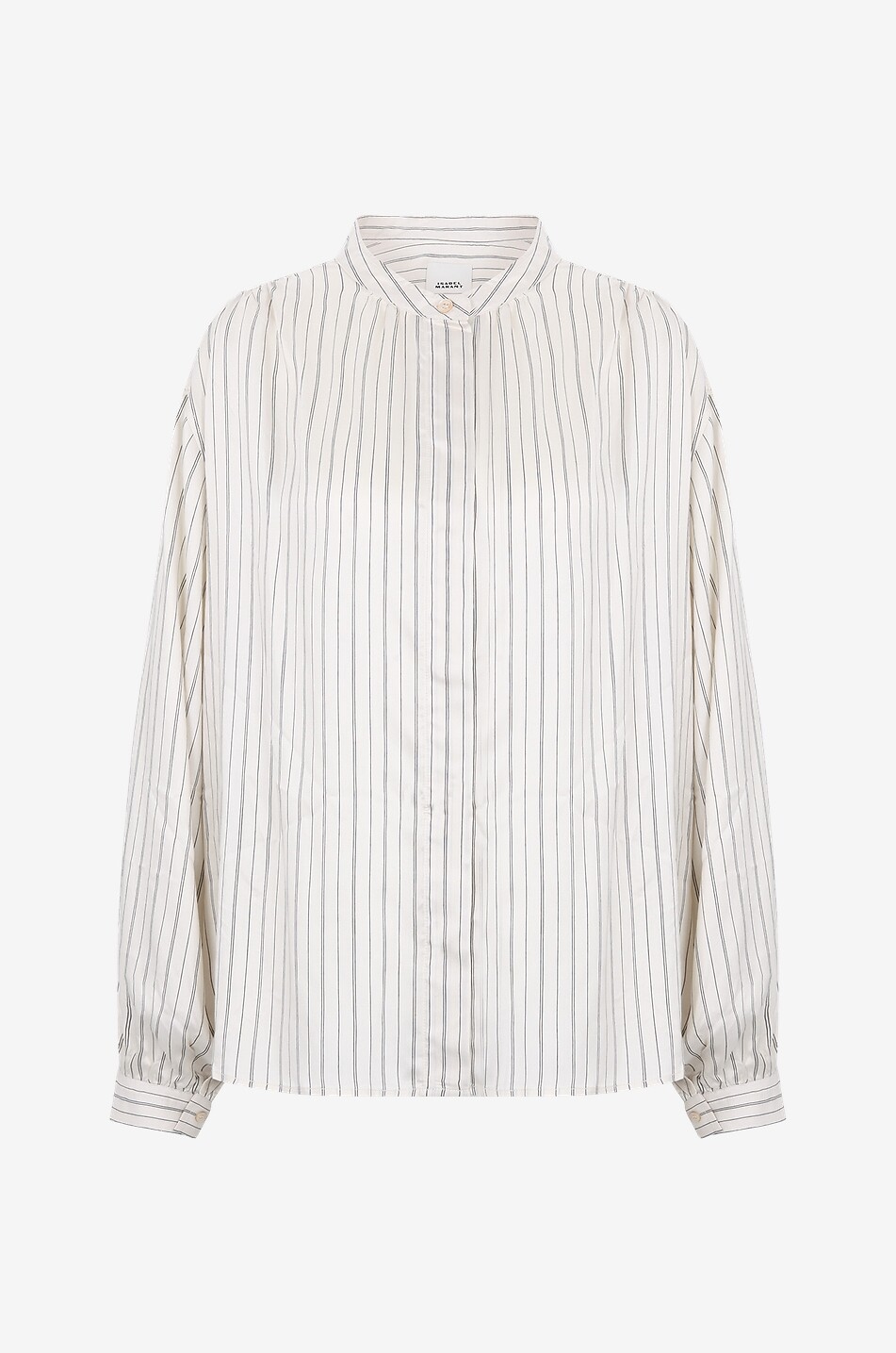 Blouse rayée en soie mélangée Ulys
