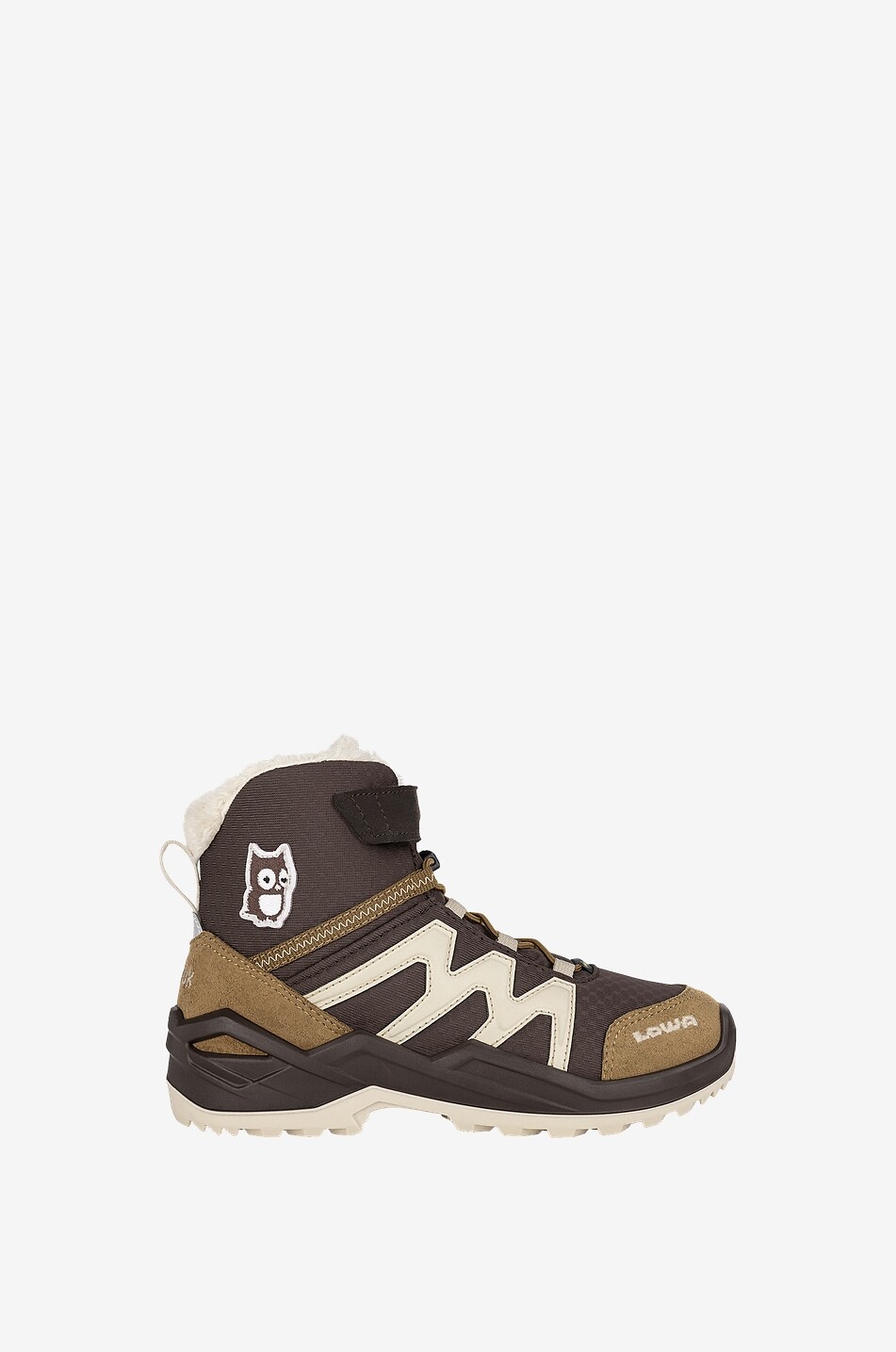 LOWA Warme Kinder-Wanderschuhe Maddox Warm GTX NMK Unisex DUNKELBRAUN 2