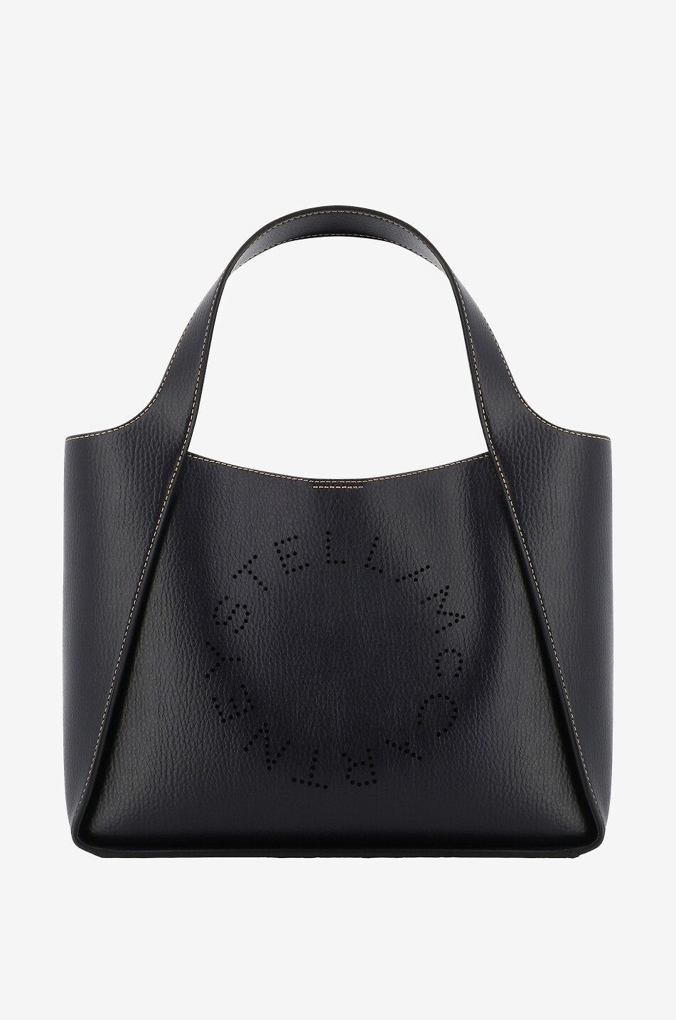 Stella Logo cross body bag in grained faux leather