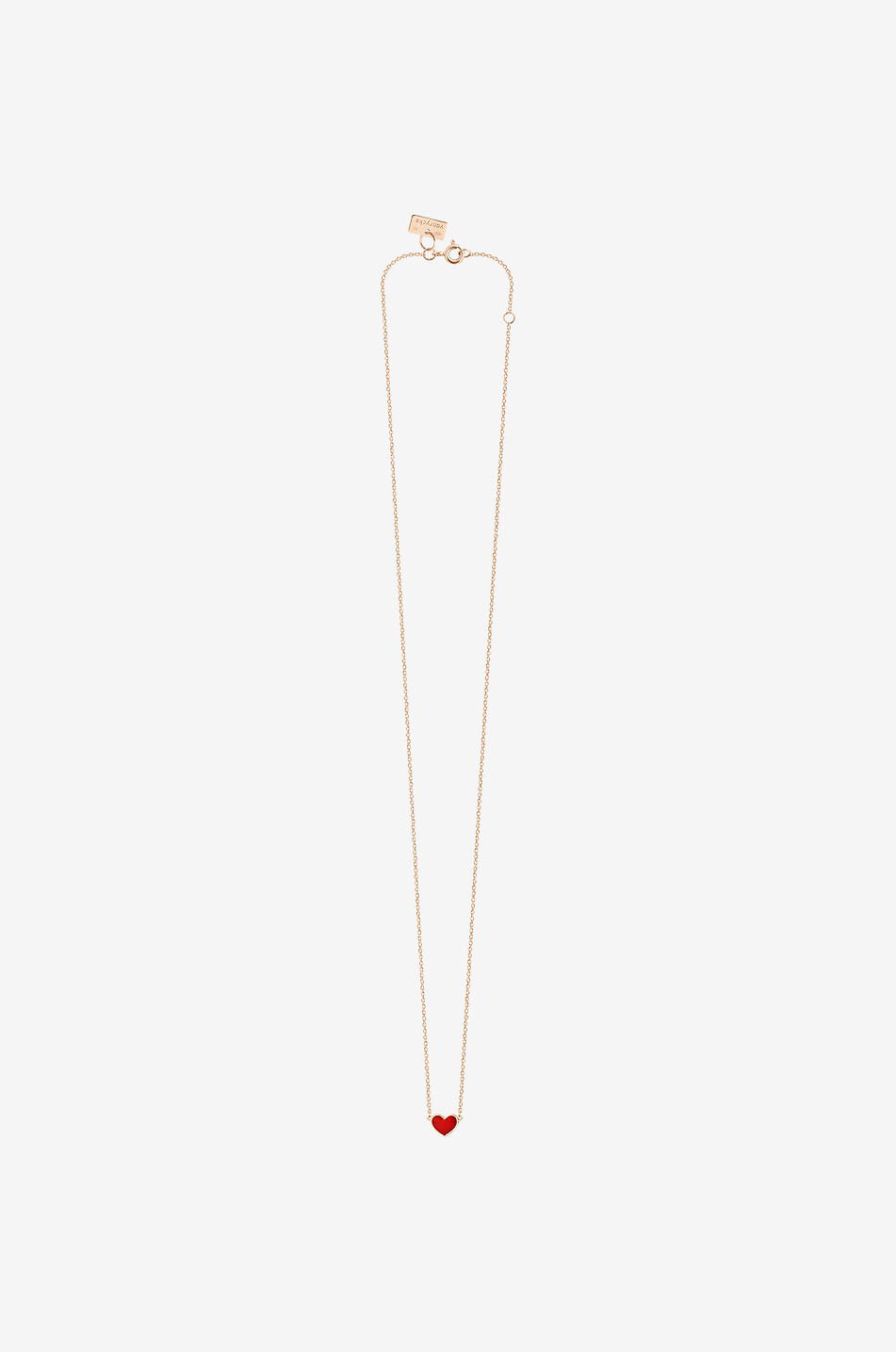 VANRYCKE Roségoldkette mit Anhänger Emoji Coeur Damen ROSA 1