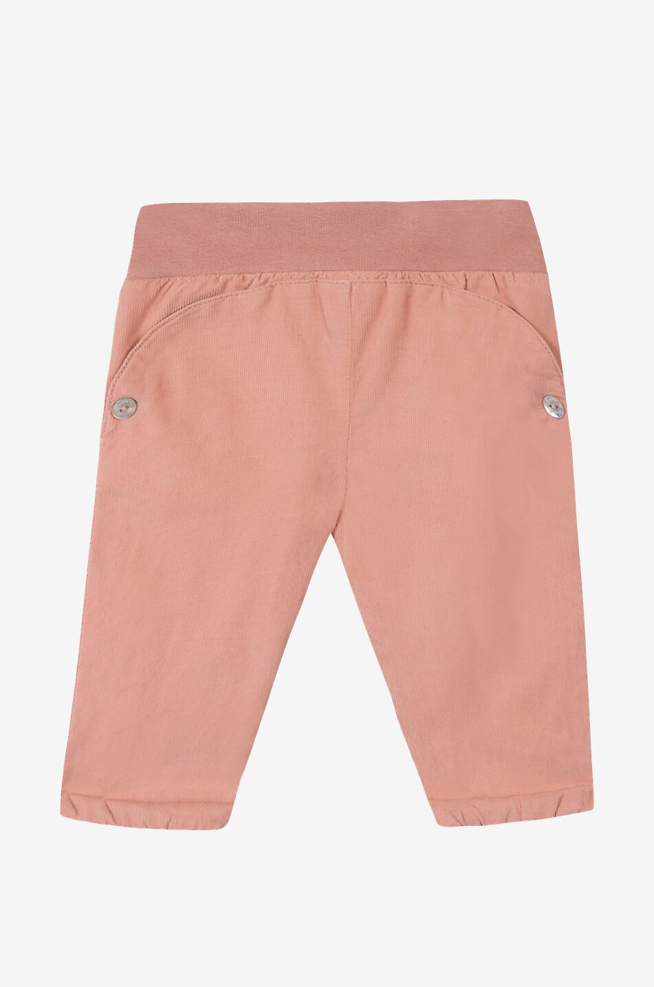 Corduroy baby carrot trousers