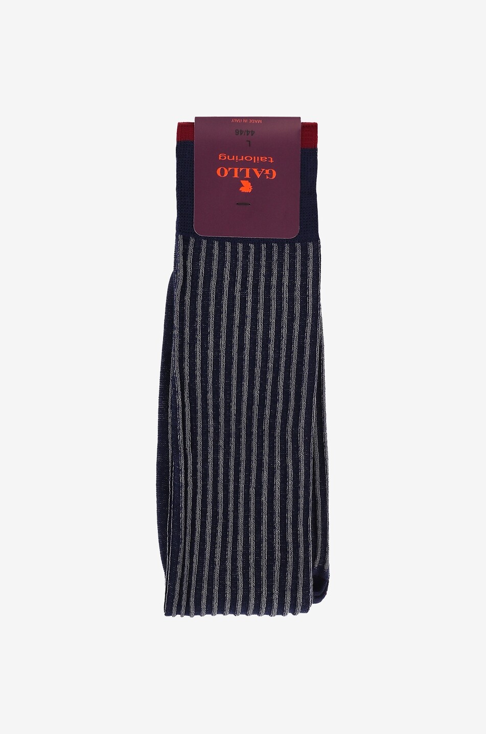 Hohe Socken aus Wolle und Baumwolle Twin-Rib