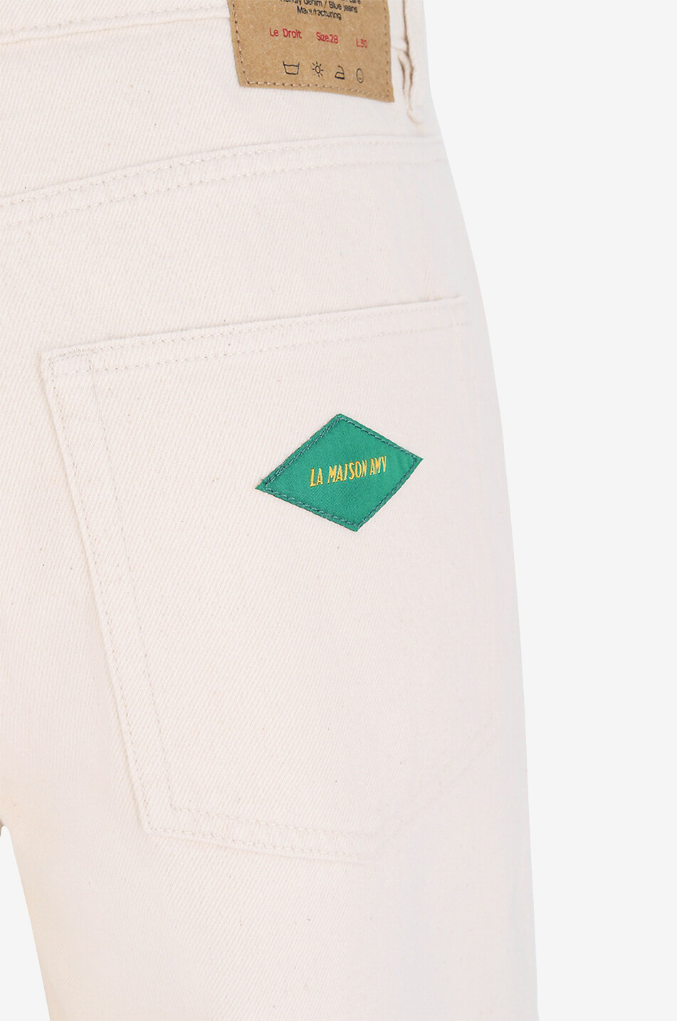 Jeans mit geradem Bein aus Biobaumwolle Spywood