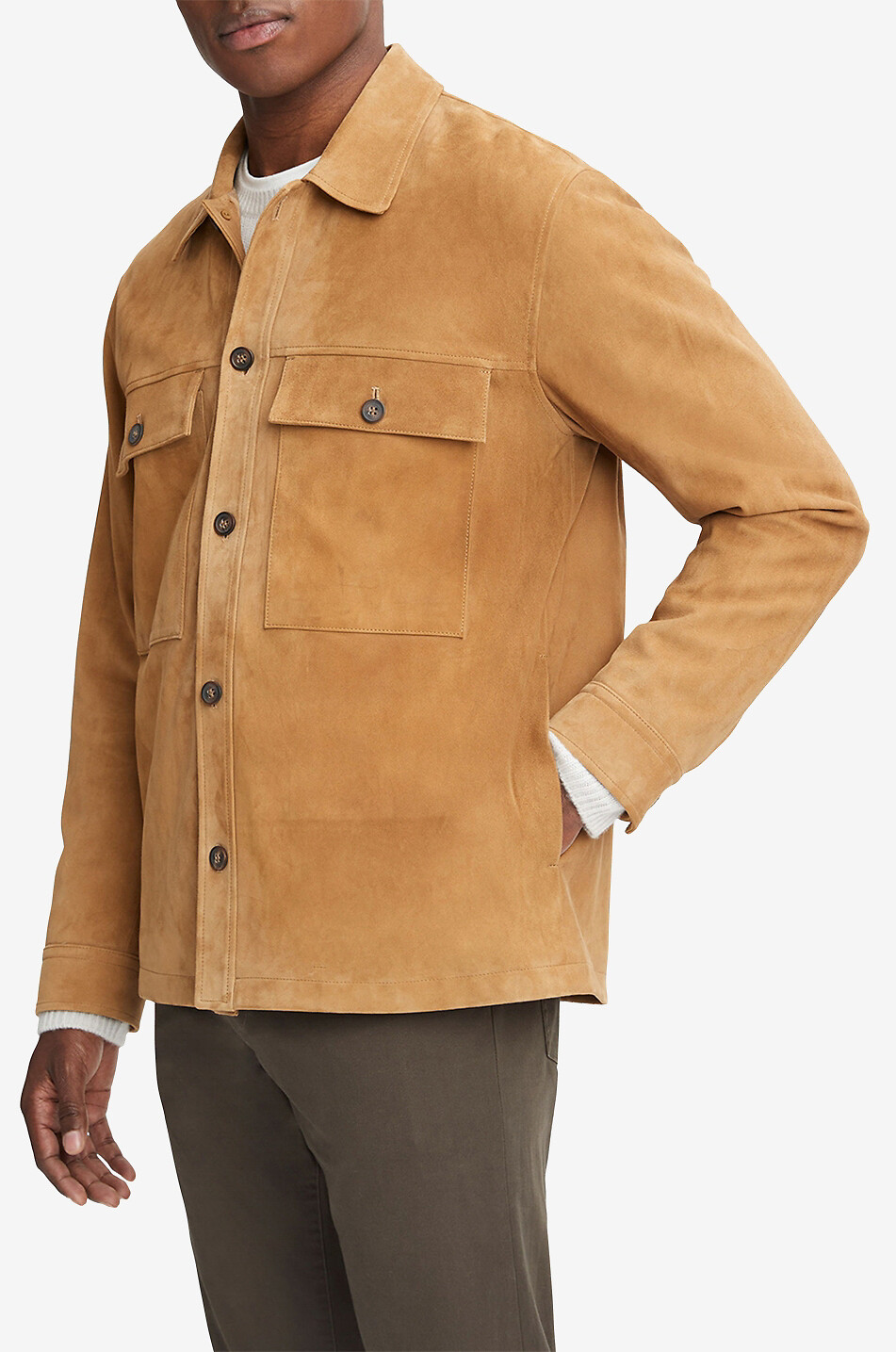 Hemdjacke aus Ziegenleder