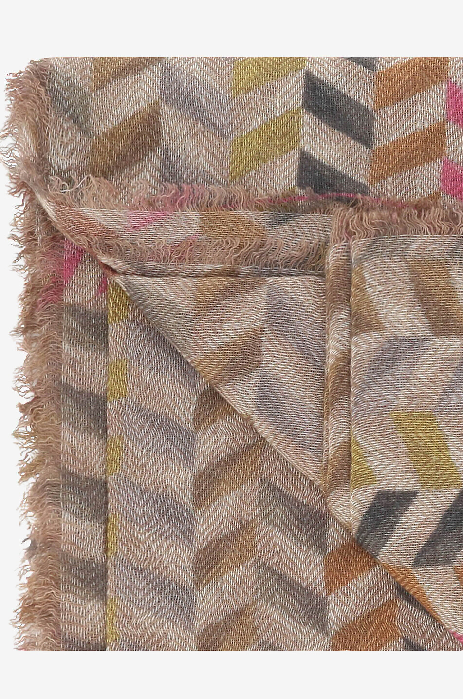 MALA ALISHA Ricarda wool and cashmere square scarf Women MULTI COLOURED 2