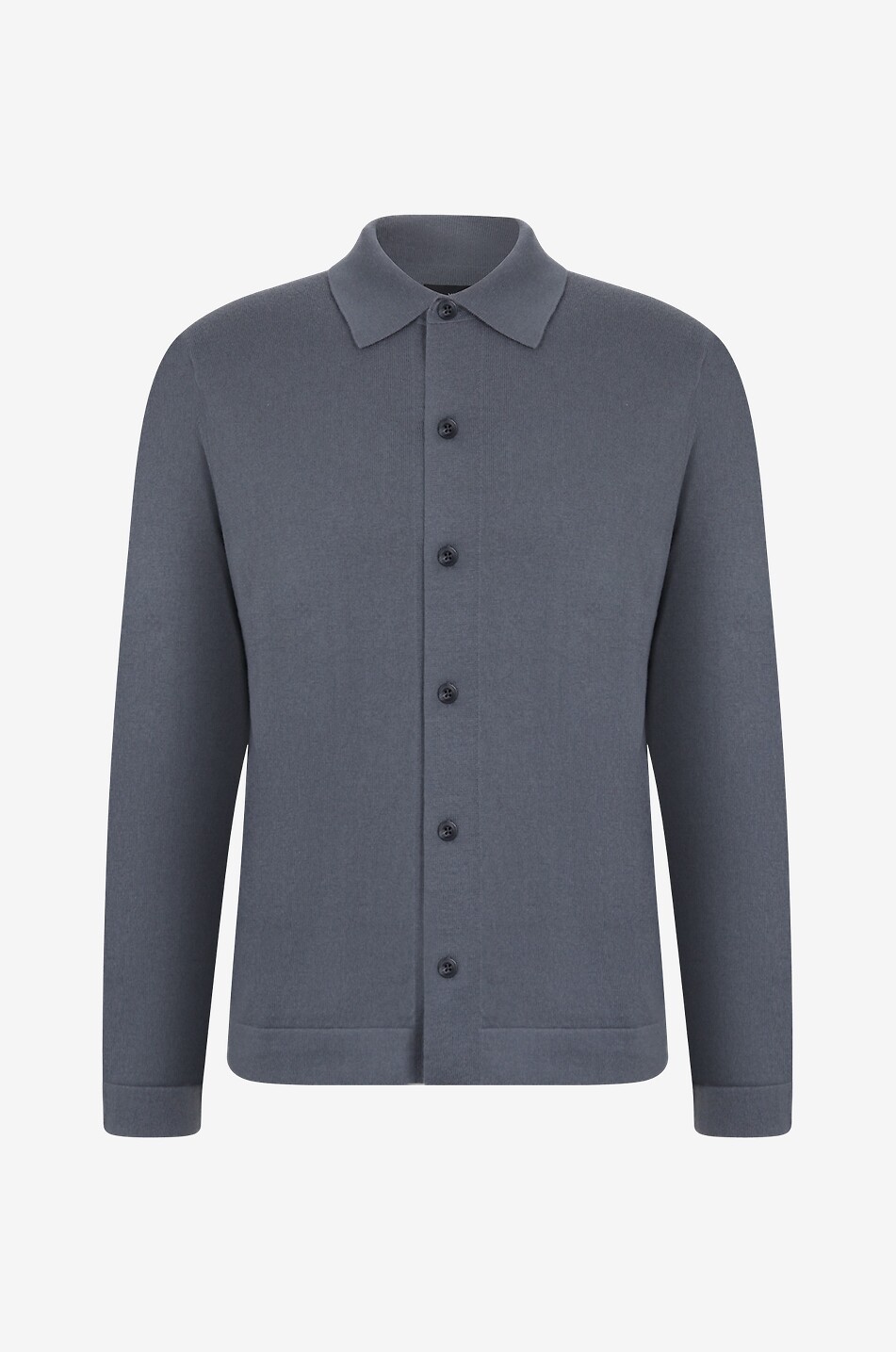 Chemise manches longues en laine mélangée