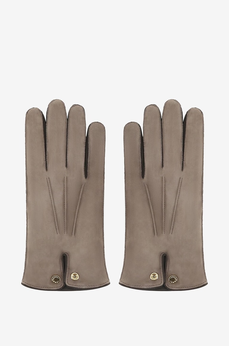 PIERO RESTELLI Handschuhe aus Lammleder Herren Farblos 1