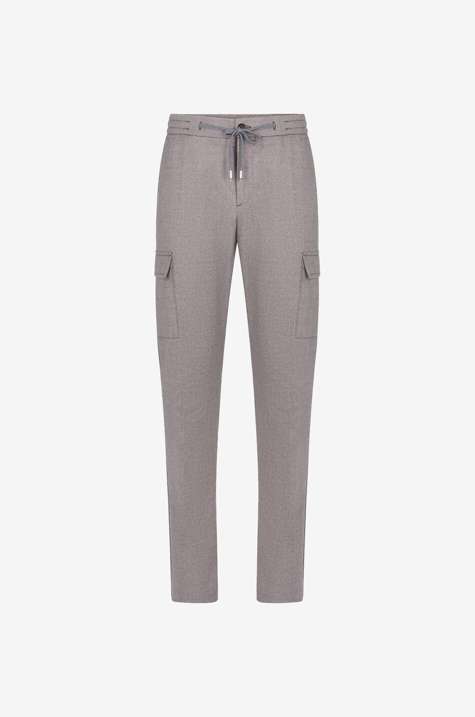 Tor slim fit virgin wool and cashmere cargo trousers