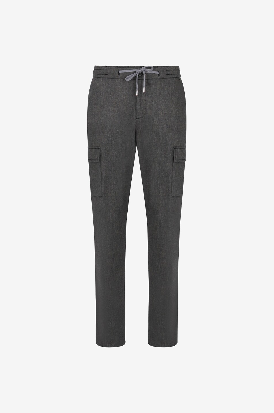 Tor slim fit virgin wool and cashmere cargo trousers