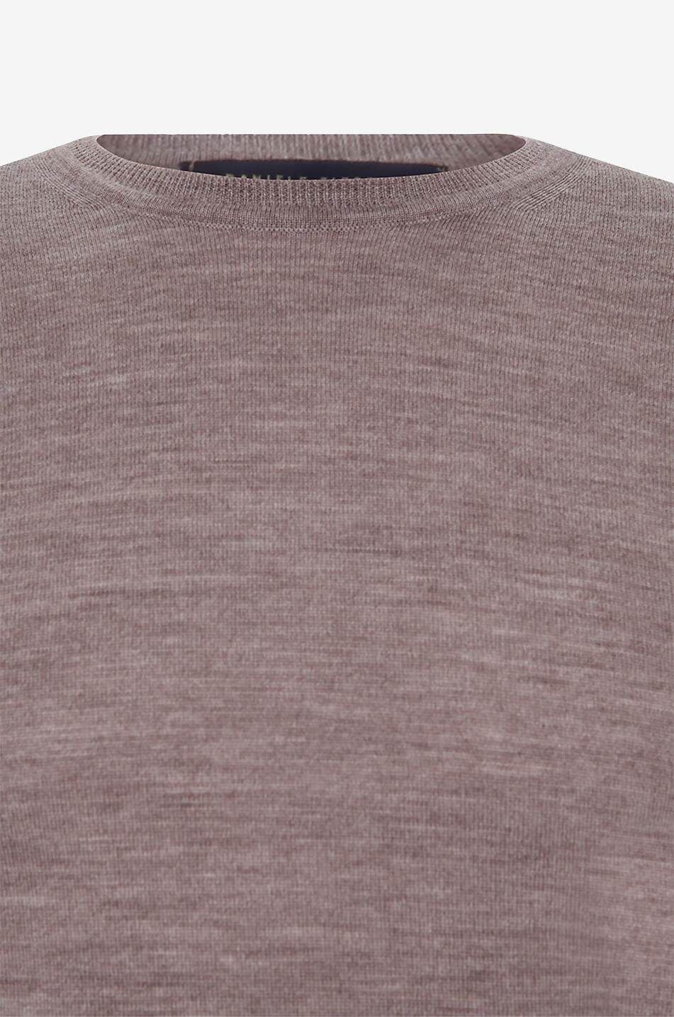 Rundhalspullover aus extrafeiner Merinowolle