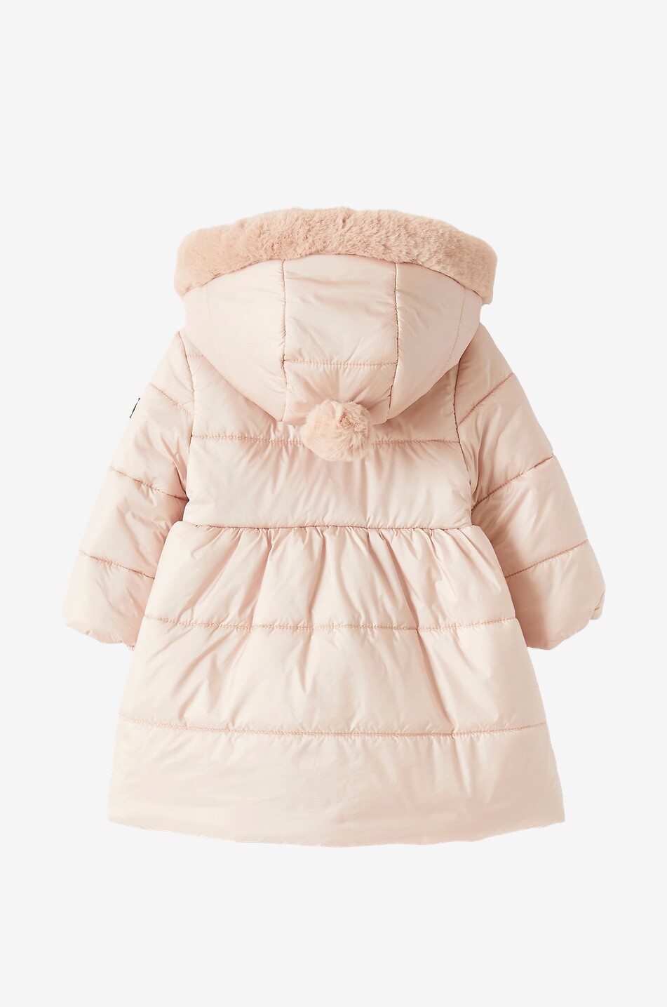 IL GUFO Gesteppter Baby-Mantel mit Kapuze Baby ROSA 2