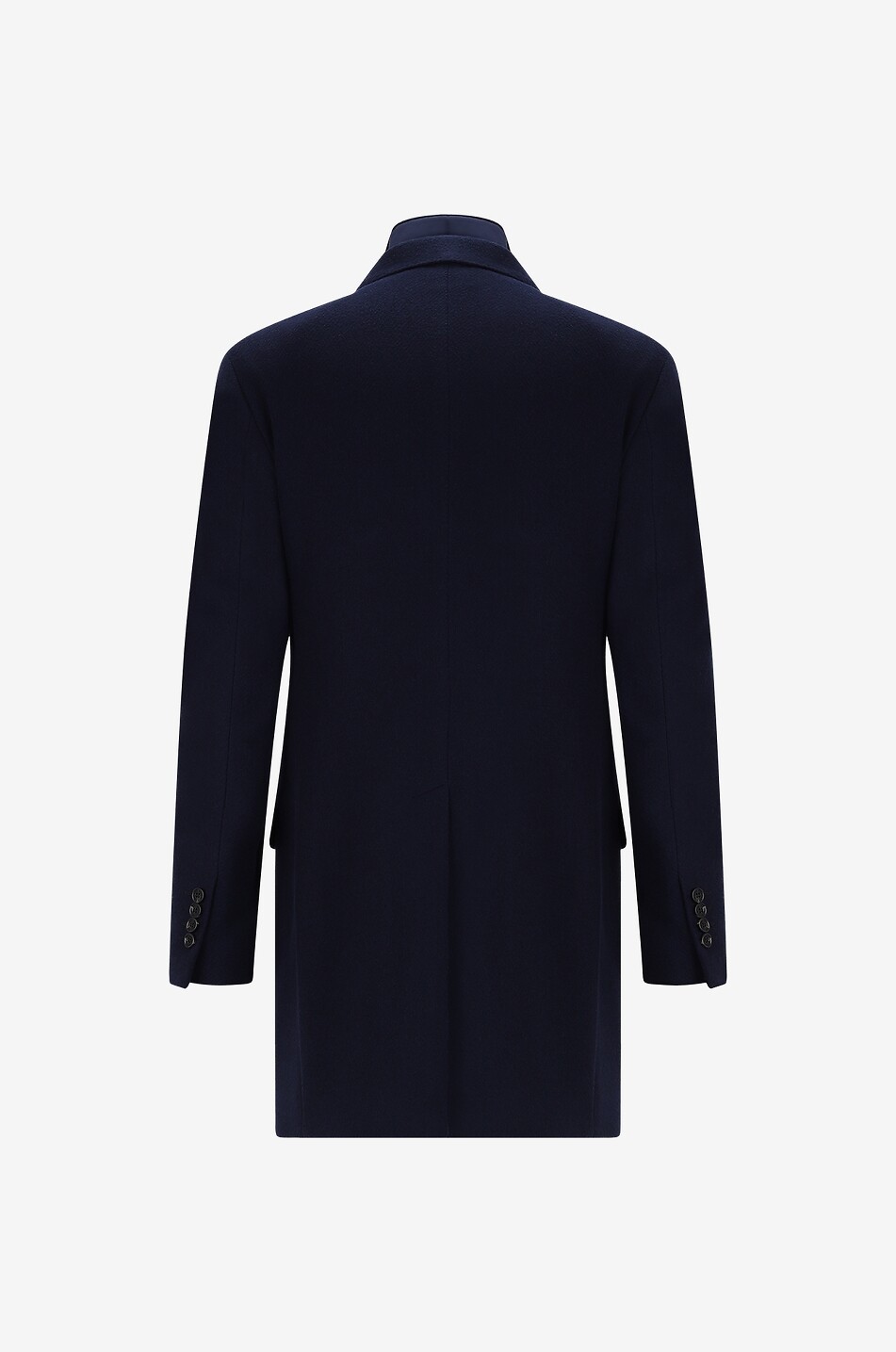 Cashmere three-quarter length coat