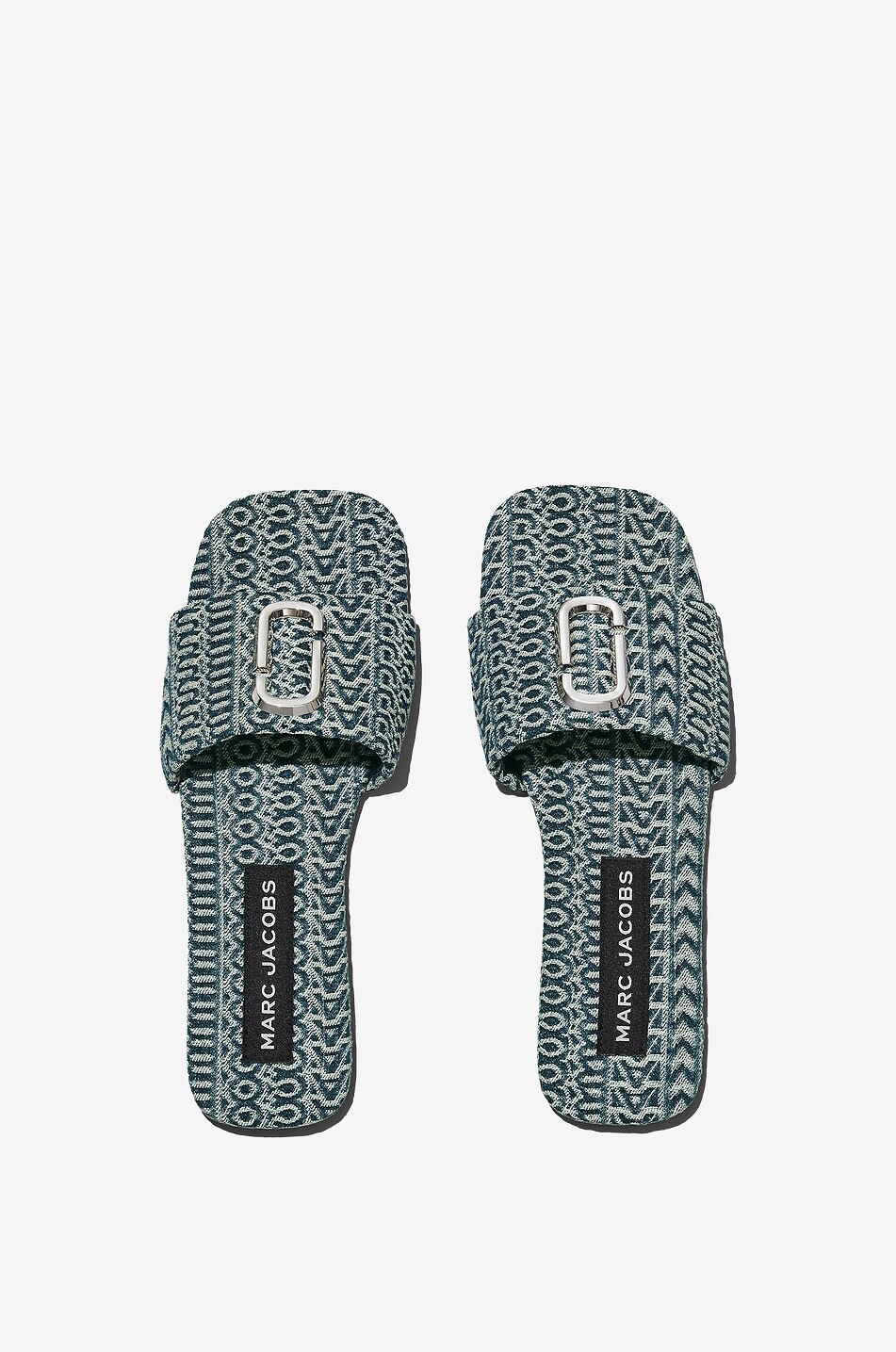 MARC JACOBS Mules plates The J Marc Denim Sandal Femme BLEU 6
