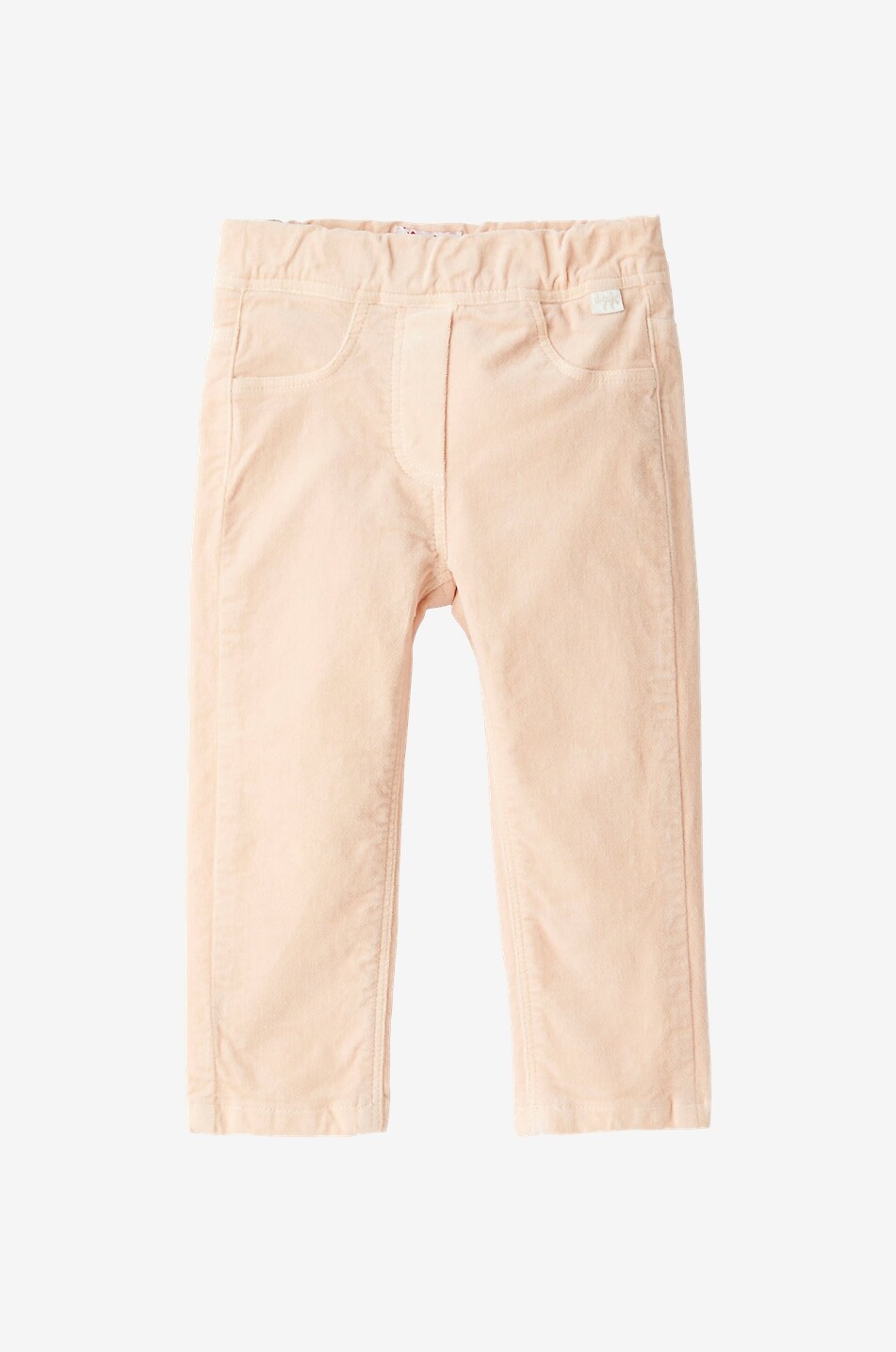 IL GUFO Baby-Skinny-Fit-Hose aus Samt Baby ROSA 1