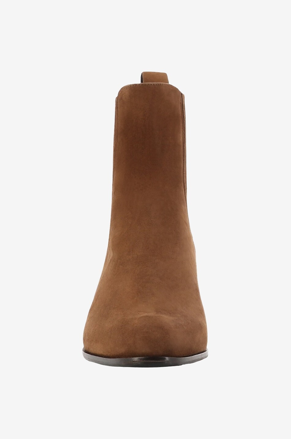 BONGENIE Cody suede ankle boots with small heels Women BROWN 2