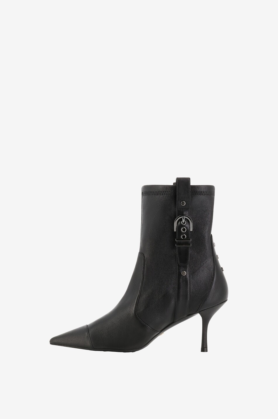 Stuart weitzman black leather booties online