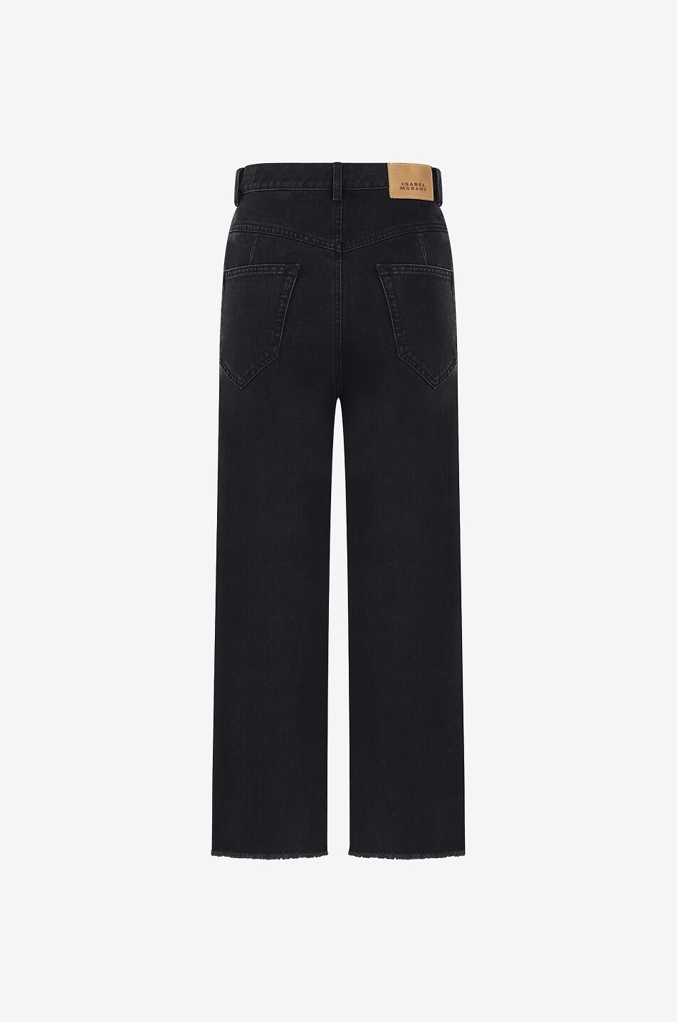 Gerade verkürzte Jeans mit hohem Bund Dilali