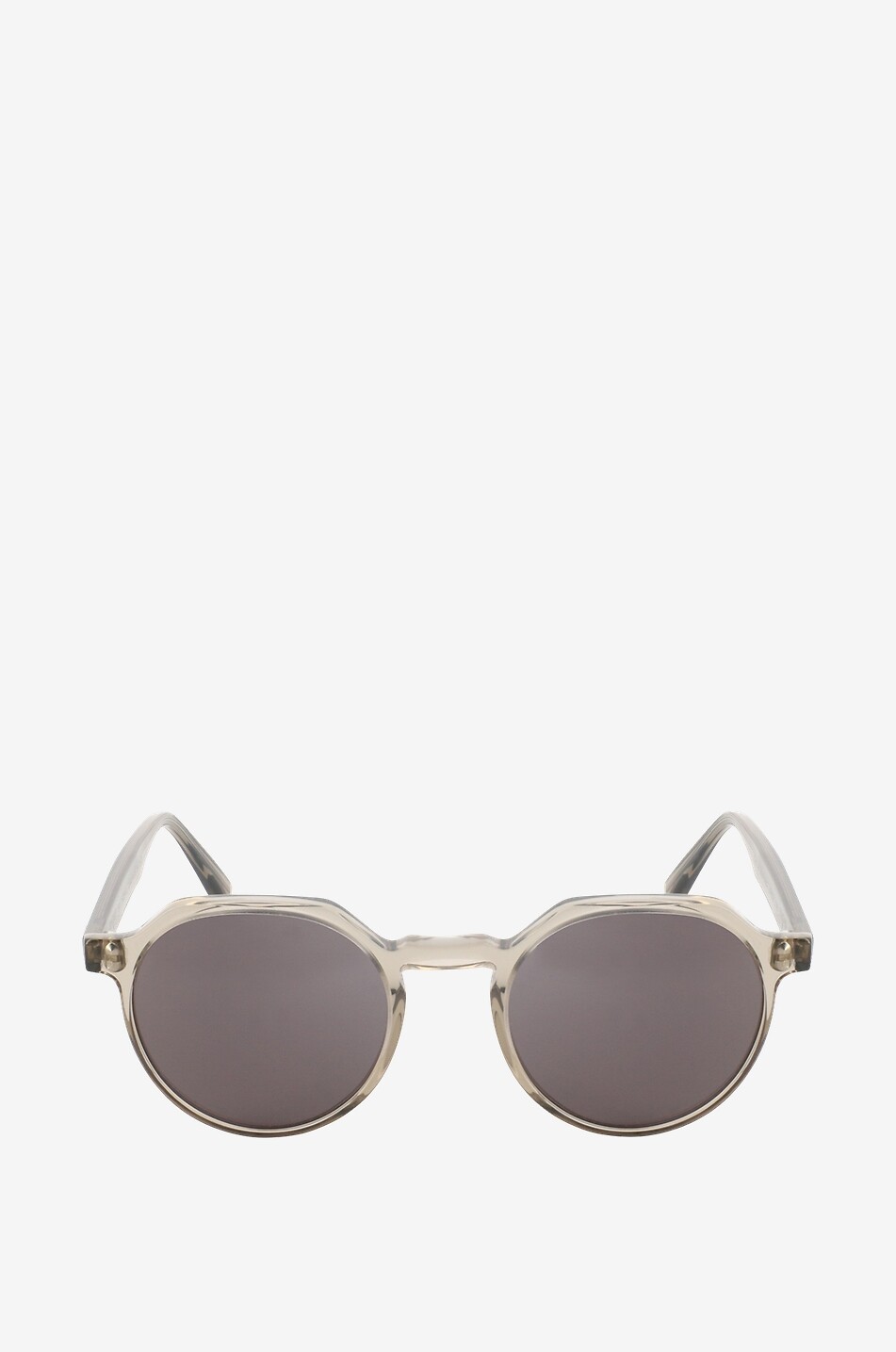 VIU The Cultivated round acetate sunglasses Men LIGHT GREY 1