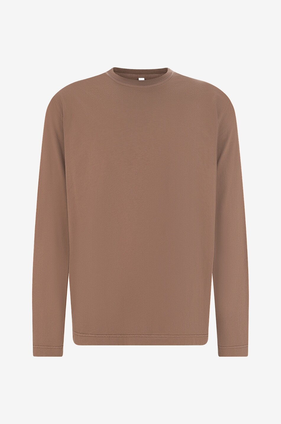 Langärmeliges T-Shirt aus Baumwolle Oyster Jersey Tee