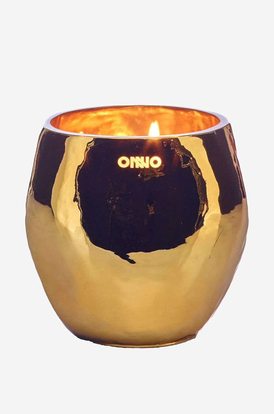 Cape Gold S Zanzibar scented candle in golden glass