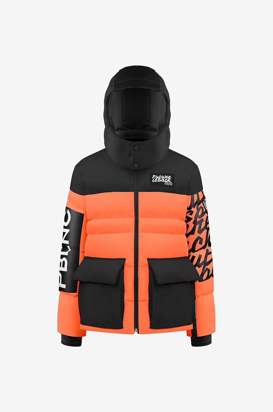 POIVRE BLANC Skijacke für Kinder Unisex ORANGE 1