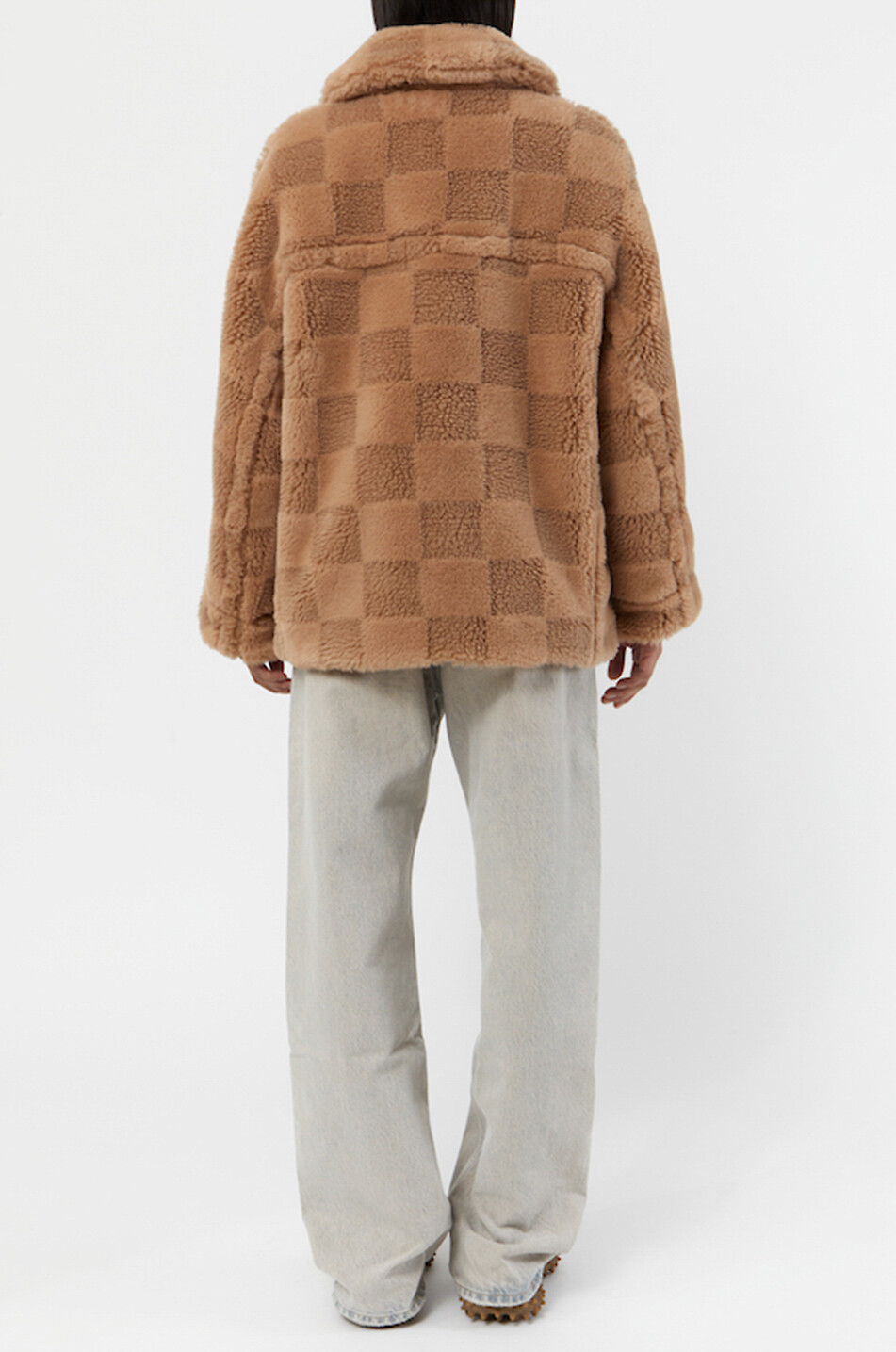 Veste duveteuse à damier Lucy
