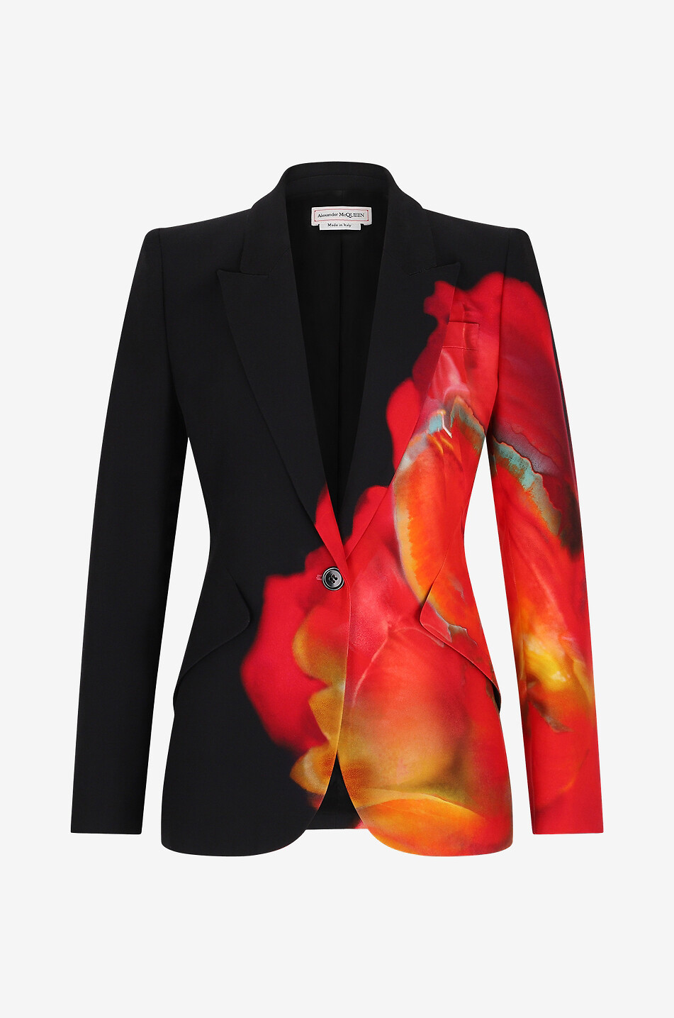 Einreihiger taillierter Blazer Solarised Petal