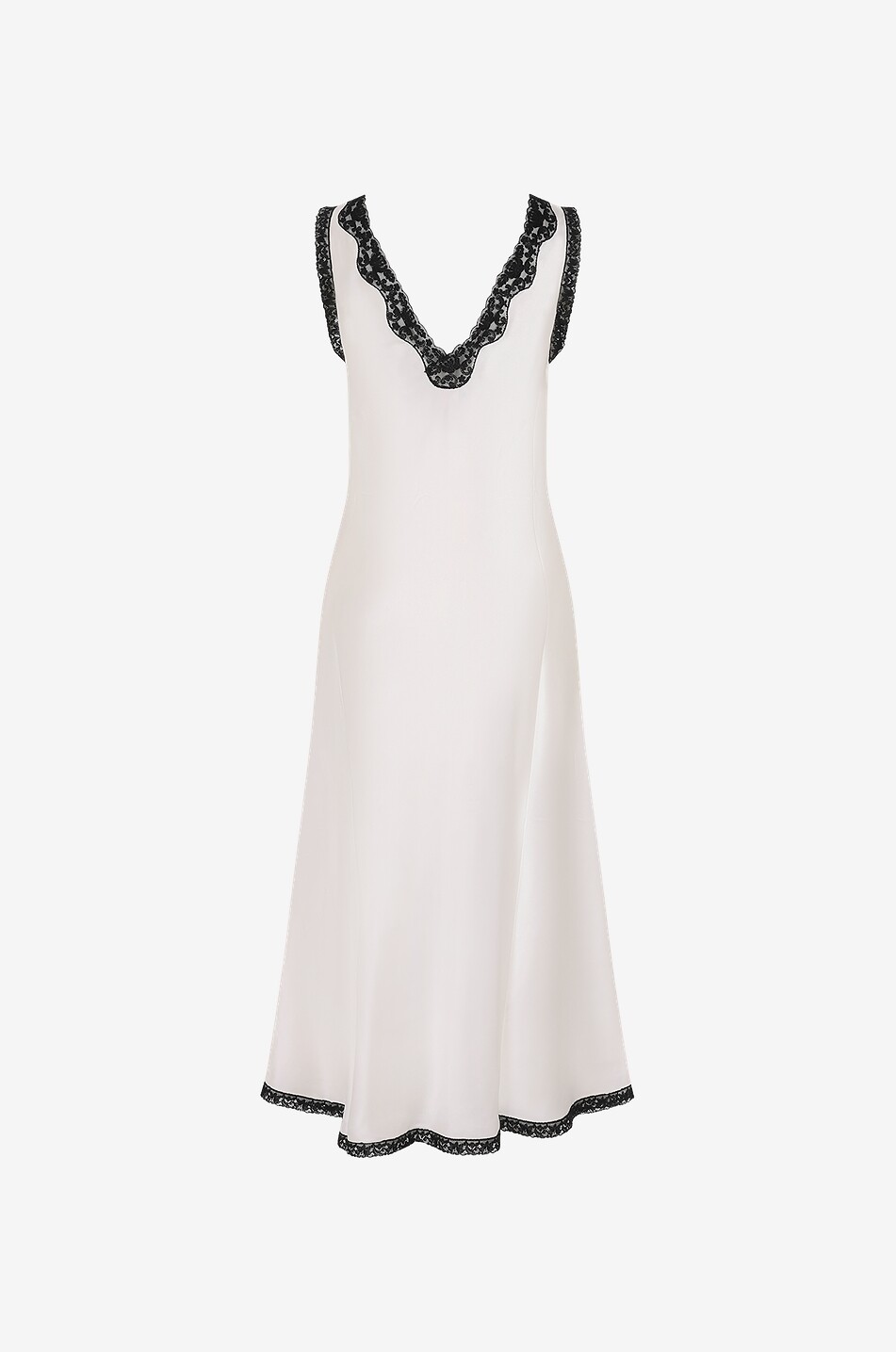 MORPHO + LUNA Alina silk nightdress Women WHITE 2