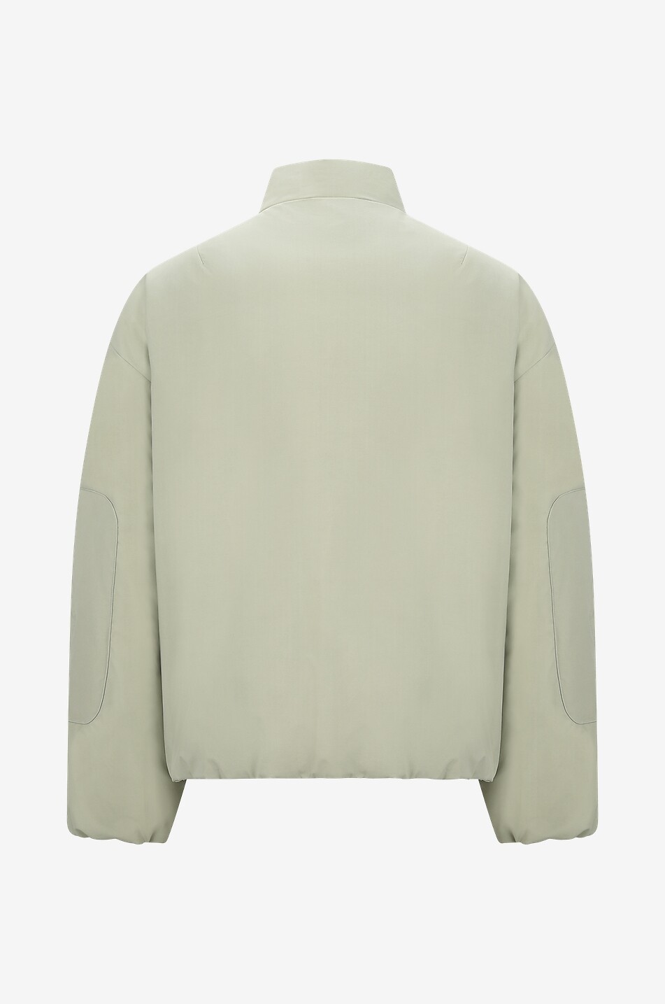 Weite Daunenjacke aus beschichteter Baumwolle mit Stehkragen