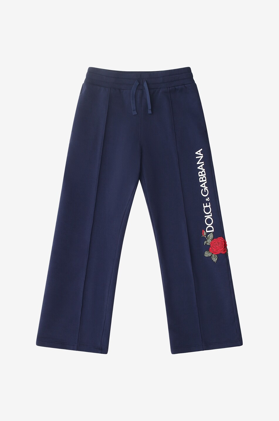 Pantalon de jogging fille en coton Roses