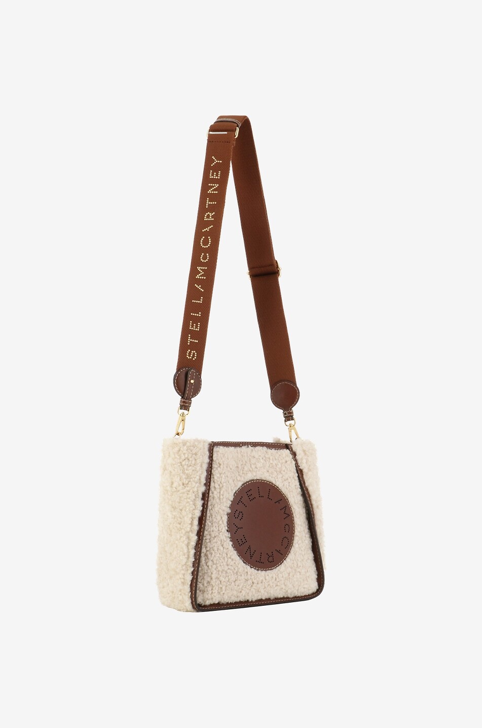 STELLA McCARTNEY Schultertasche Stella Logo Teddy Damen BEIGE 2