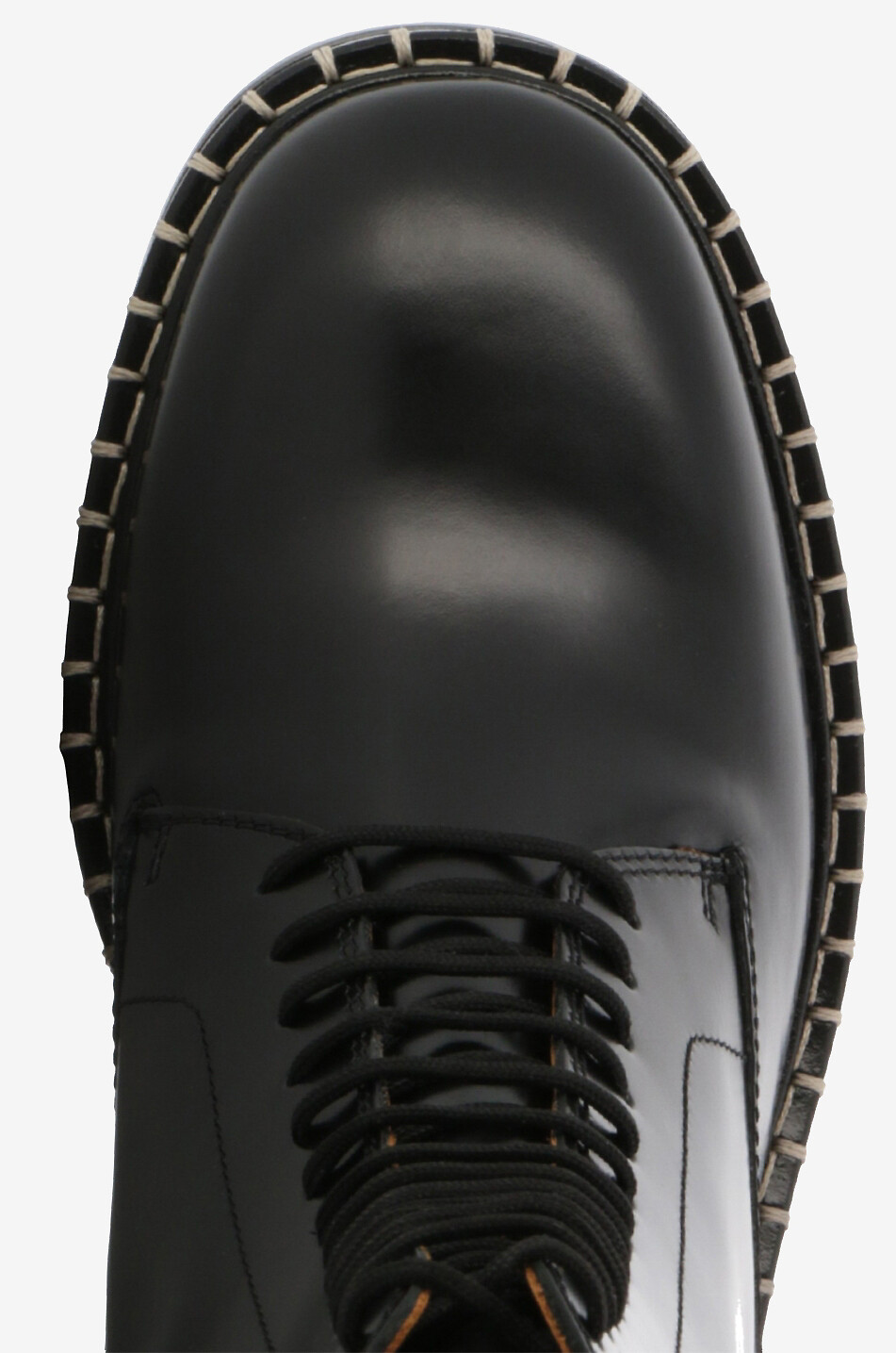 Bottines à lacets en cuir brossé Noua