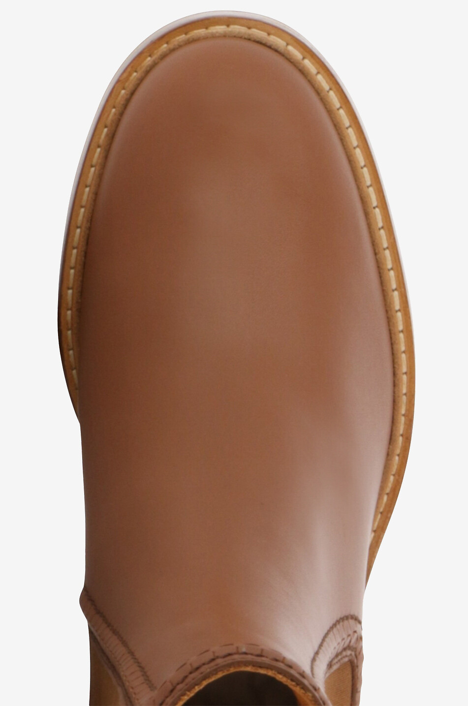 CHLOE Bottines chelsea en cuir lisse Mallo Femme MARRON 5