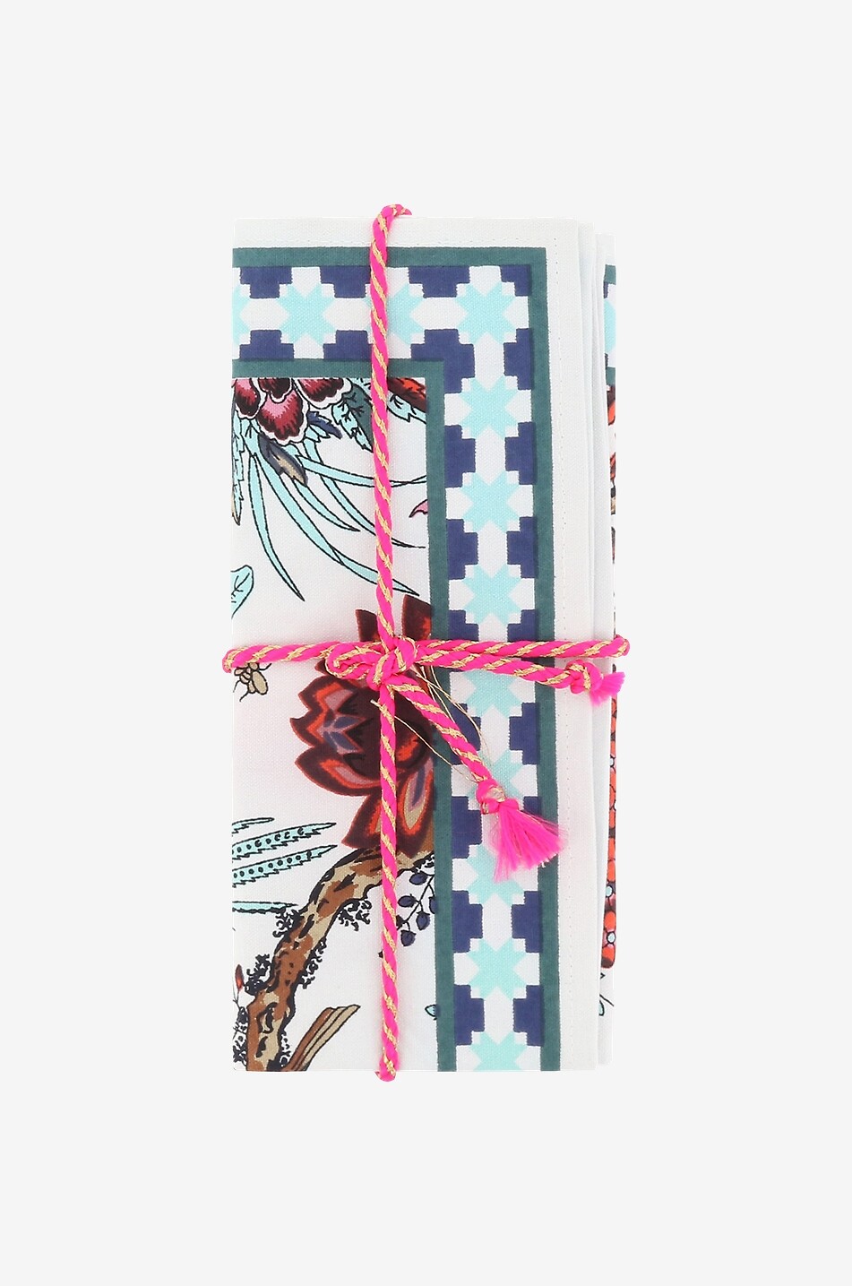 2er-Pack Tischsets Oiseau Blanc