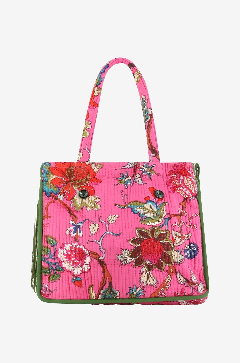 Gesteppter Baumwollshopper Floral Rose