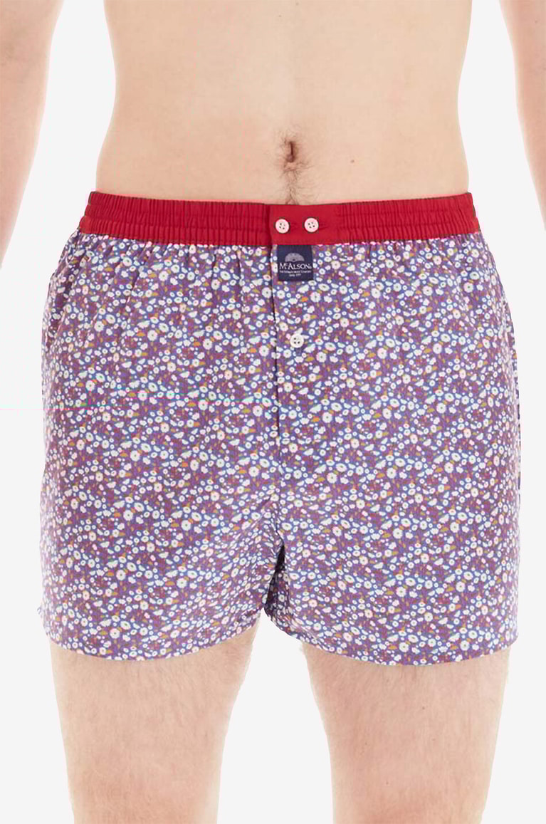 MC ALSON Boxershorts aus Baumwolle Herren ROT 2