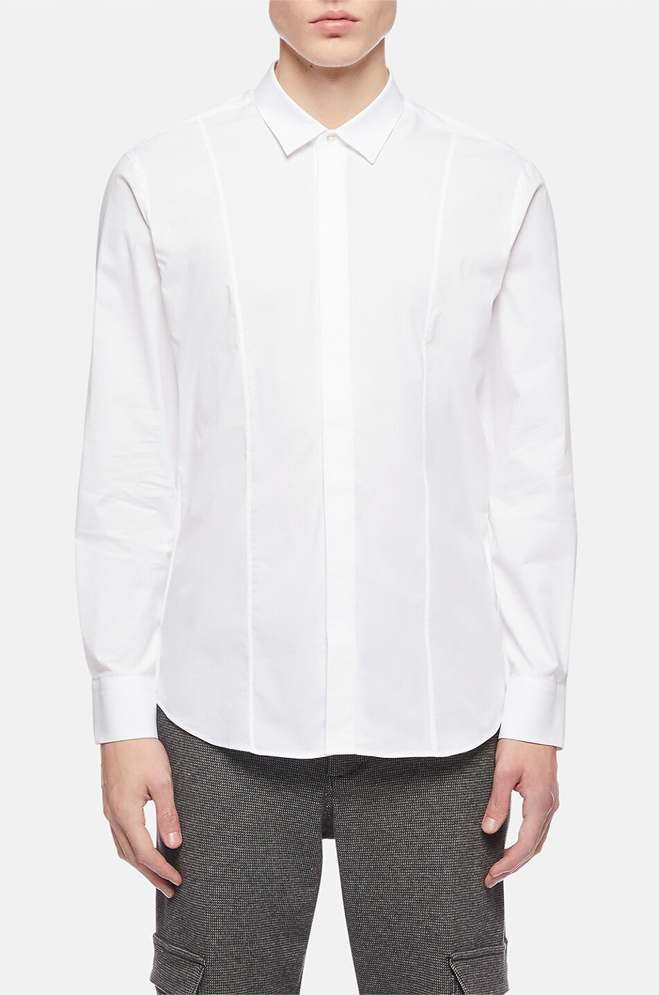 Chemise à manches longues en coton