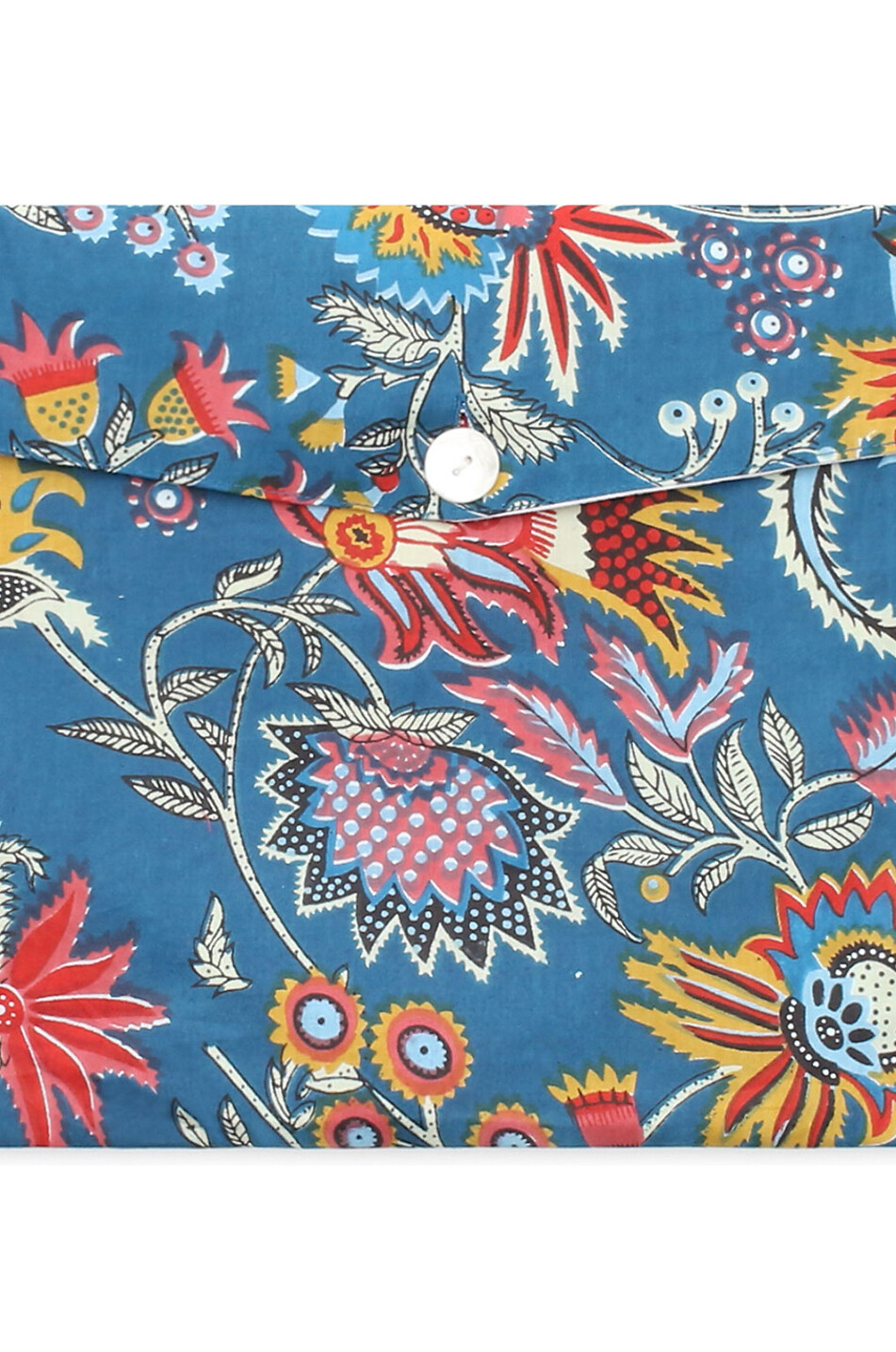 CAROLINE DE BENOIST Pyjama-Set für Mädchen aus Baumwolle Indien Mädchen BLAU 5