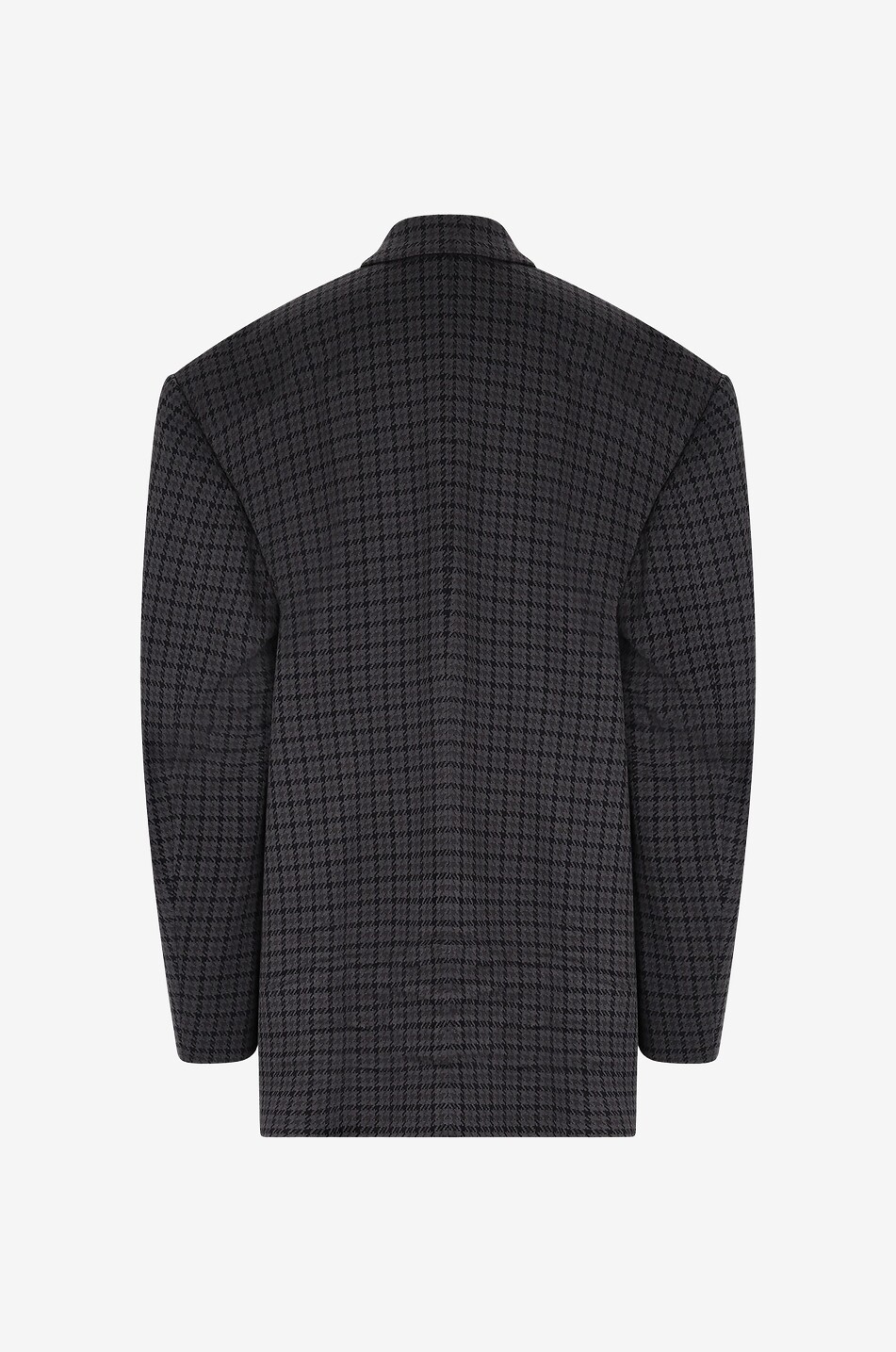BALENCIAGA Tailored oversize houndstoth blazer Men GREY 2