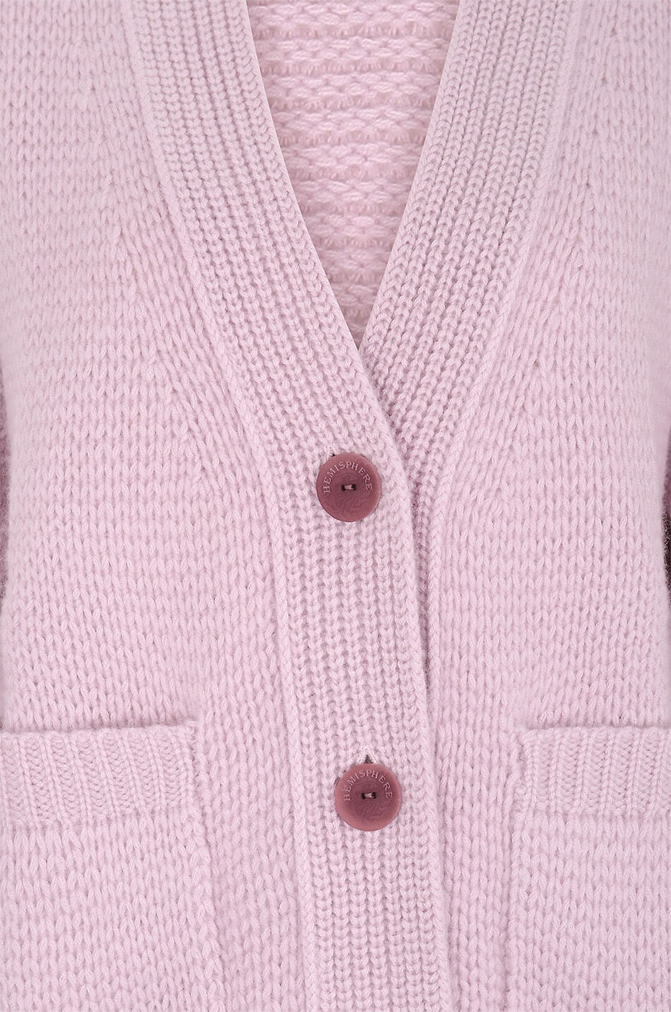 Cardigan oversize à col V en cachemire