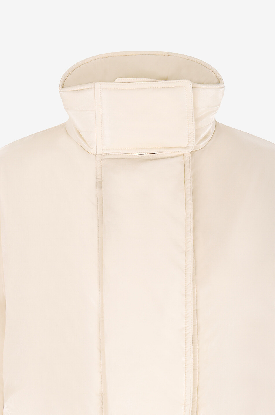 MARANT ETOILE Glänzende lange Oversize-Daunenjacke Debby Damen CREMEFARBEN 3