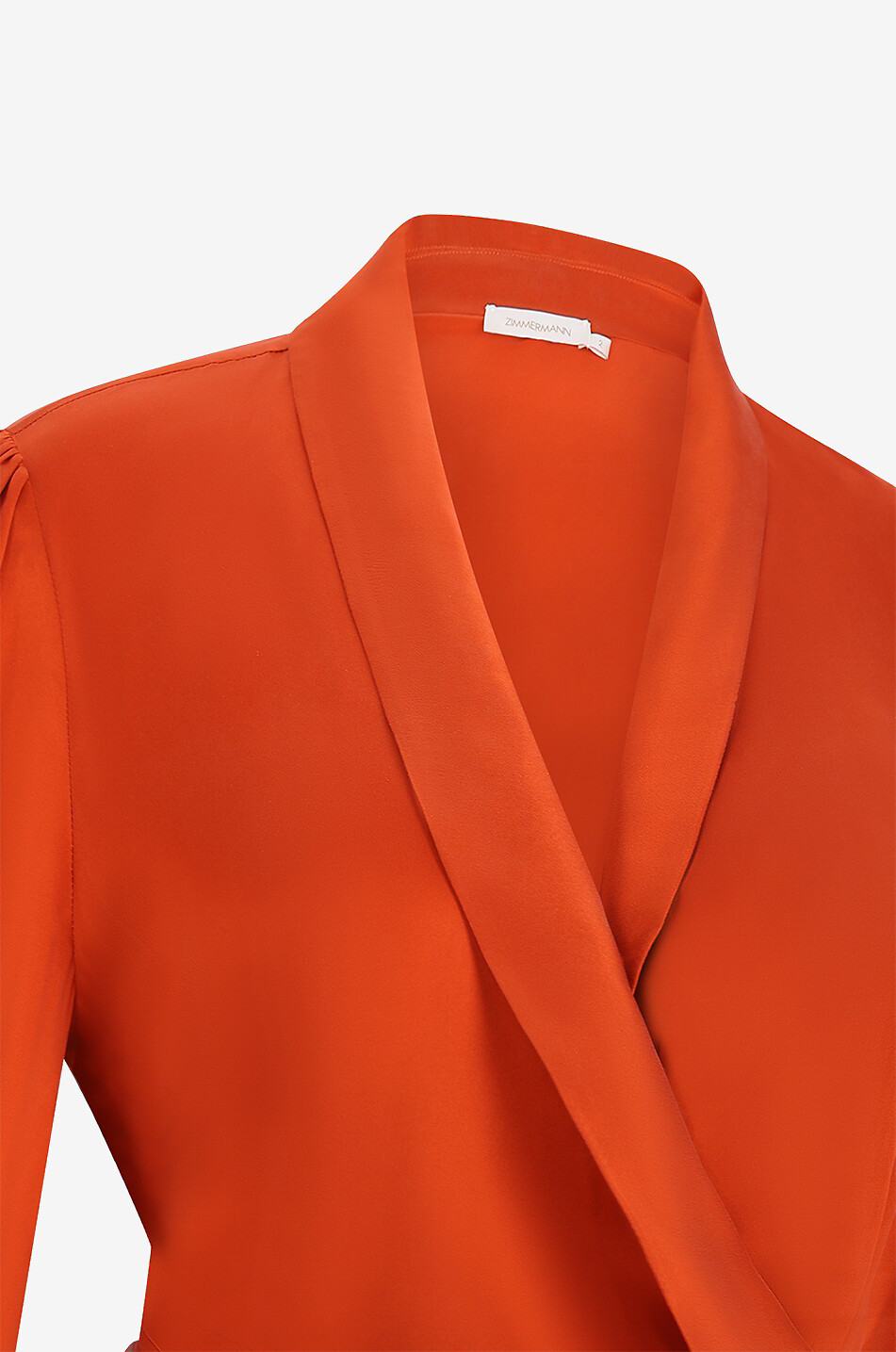 Miniwickelkleid aus Seide