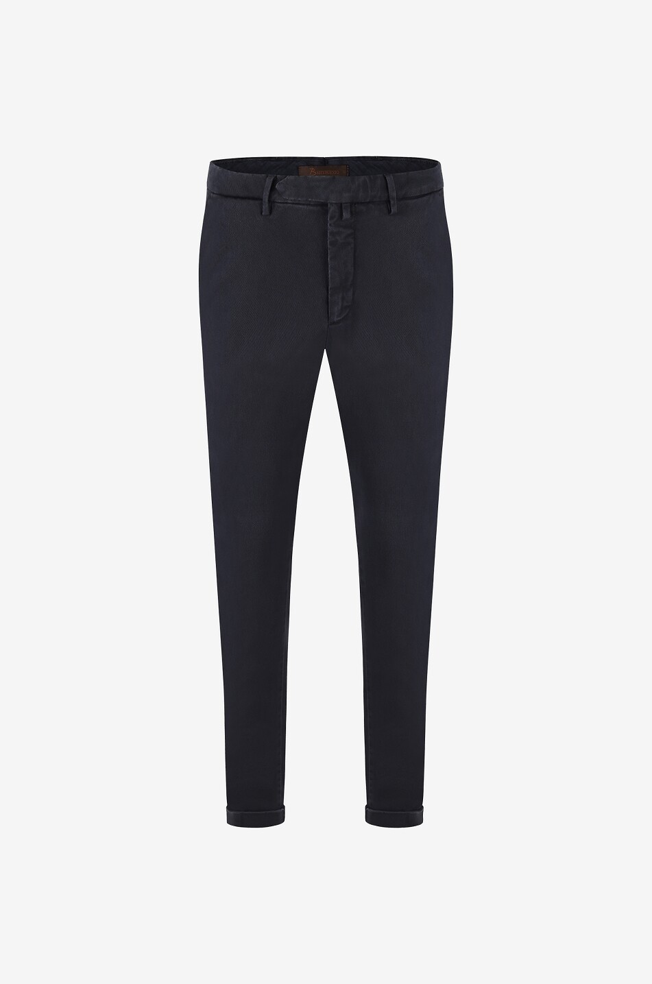 B SETTECENTO Slim fit chino trousers Men DARK BLUE 1