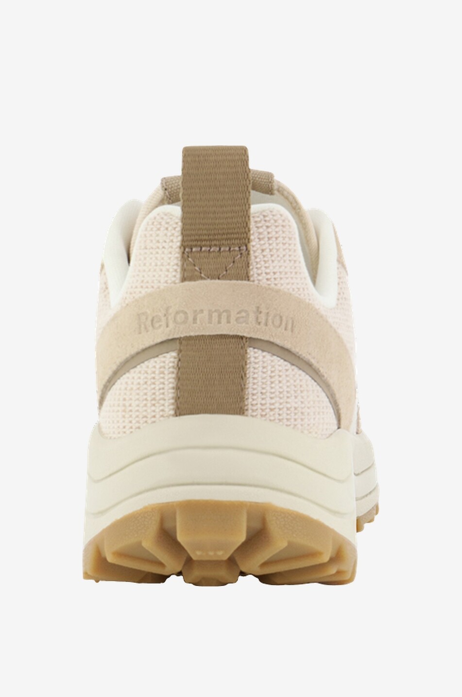 VEJA Baskets basses à lacet en coton Venturi x Reformation Femme BEIGE 4