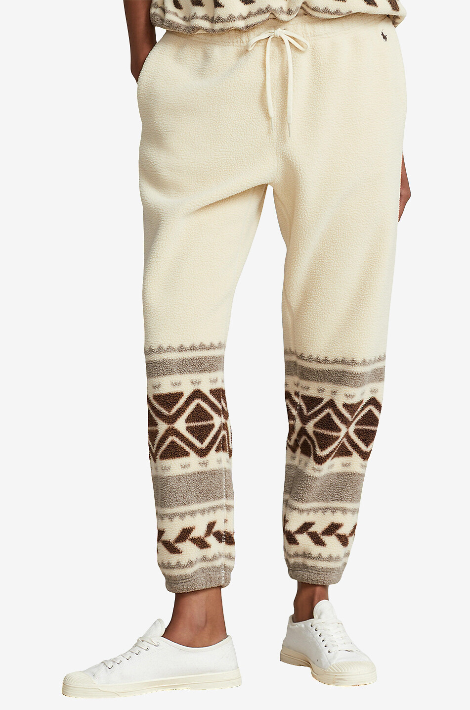 POLO RALPH LAUREN Pantalon de jogging en polaire à motifs ethniques Femme MULTICOLORE 2