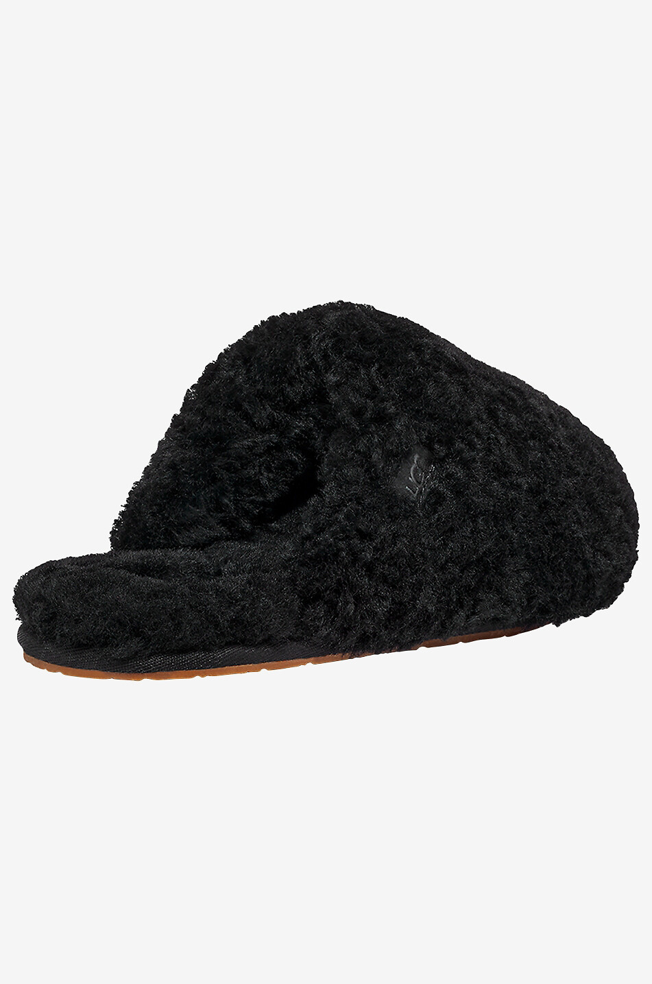 UGG Chaussons duveteuses W Maxi Curly Slide Femme NOIR 4
